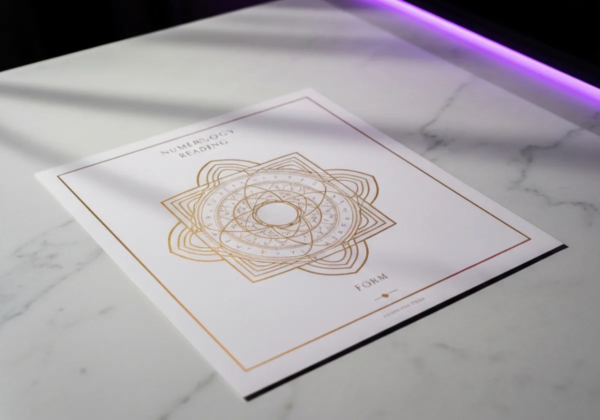Sample personalized vibrational mini-reading document preview