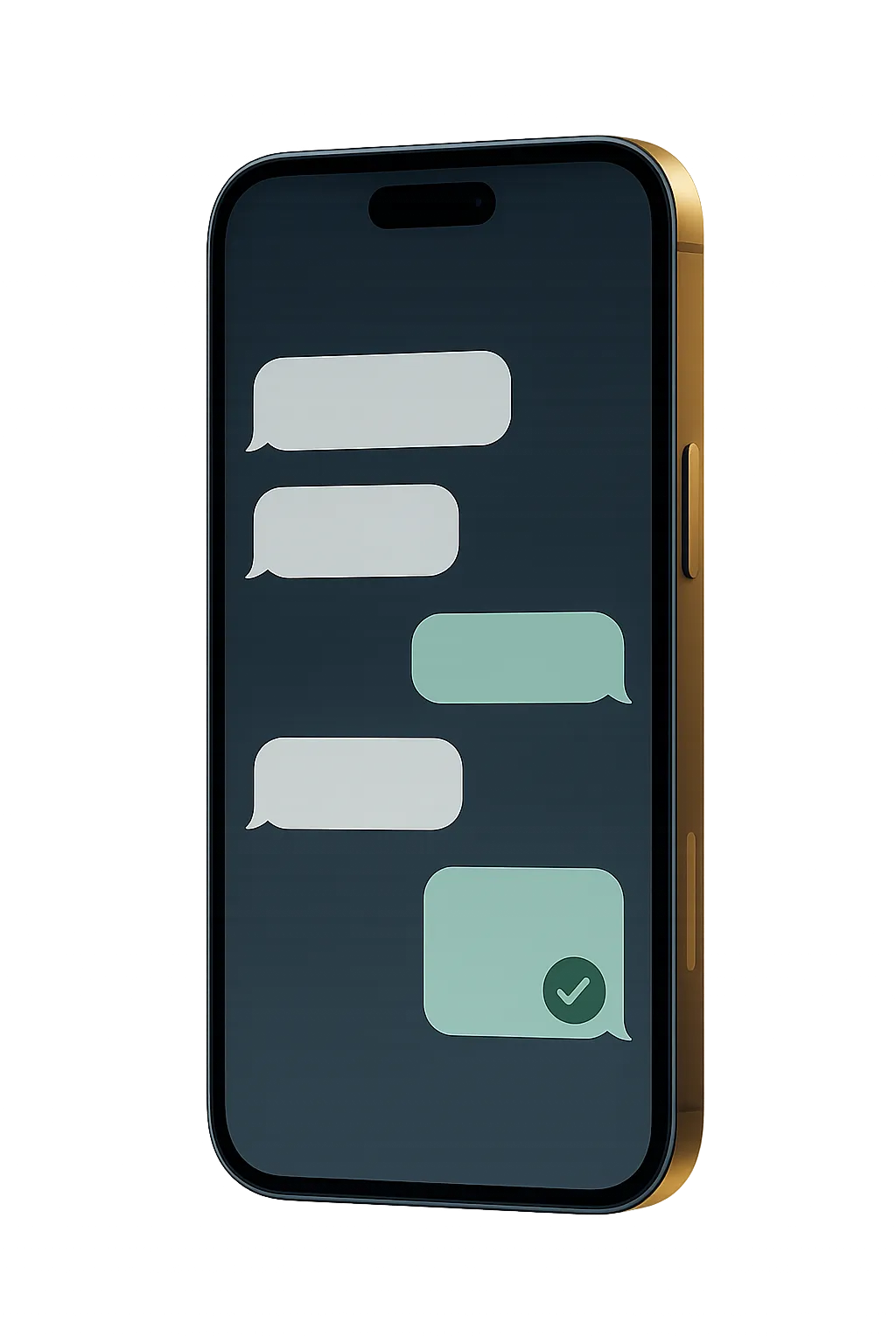 Automated Smart DM response on a smartphone
