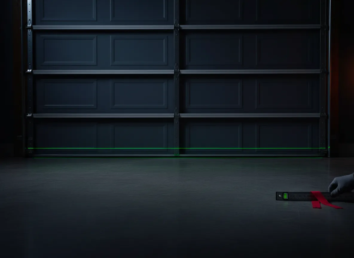 Final calibration and testing of a garage door opener