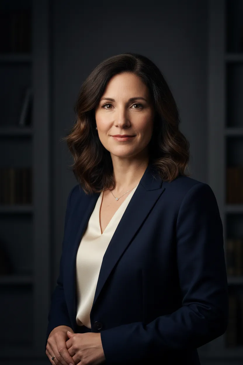 Portrait of Claire Rivers, founder of Apex Halo Collective