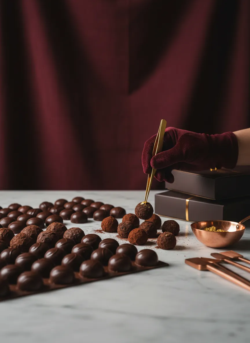 Behind the scenes artisanal confectionery production