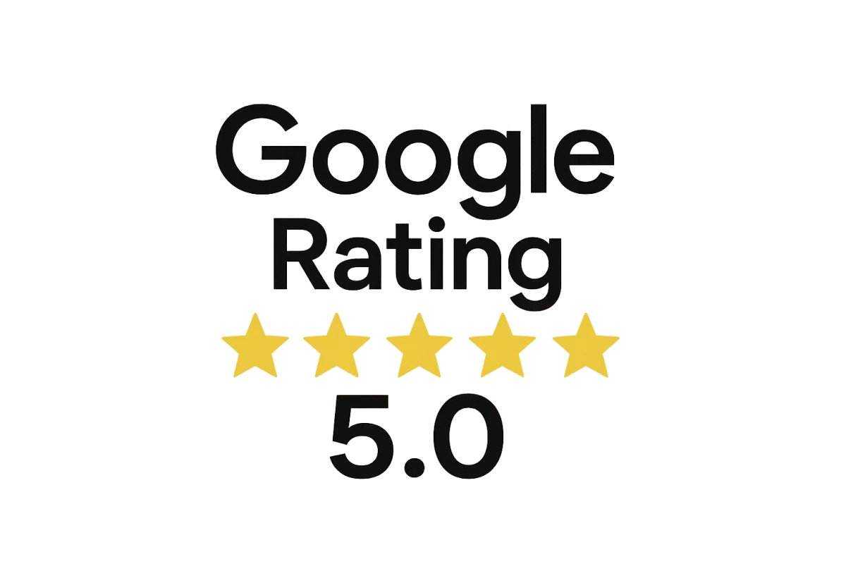 Google Rating 5.0 Stars