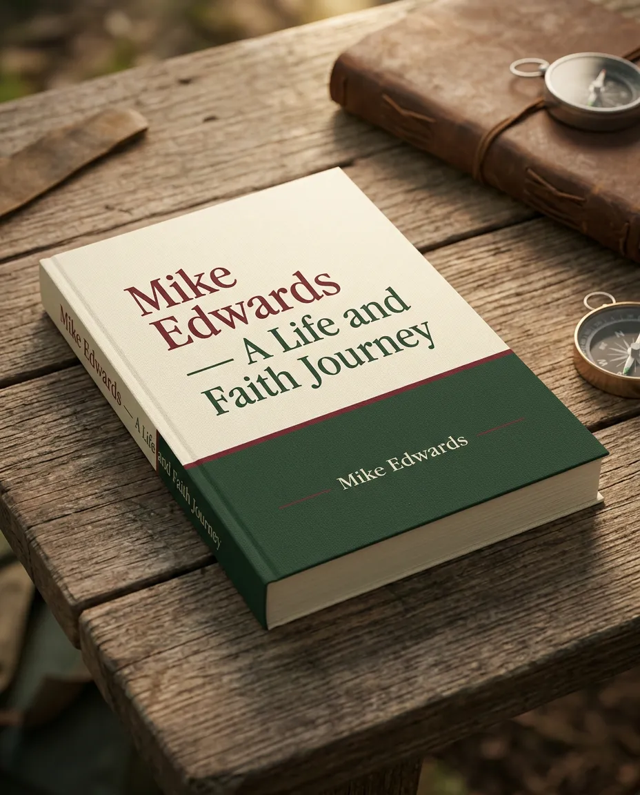 Mike Edwards Life and Faith Journey book preview mockup