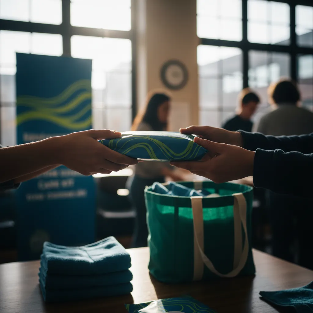 Distribution of essential hygiene supplies to unhoused individuals