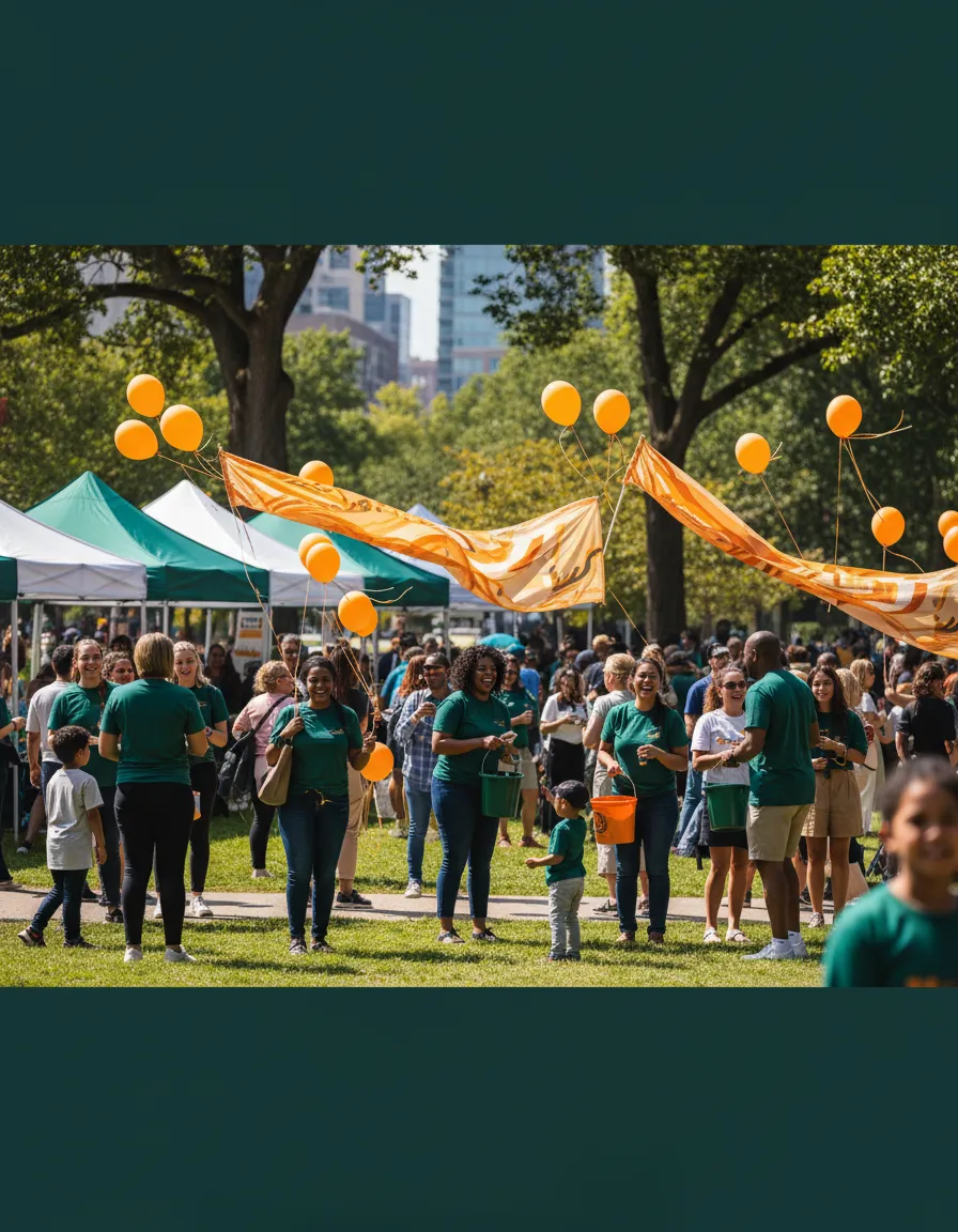 Charity fundraising event supporting community programs