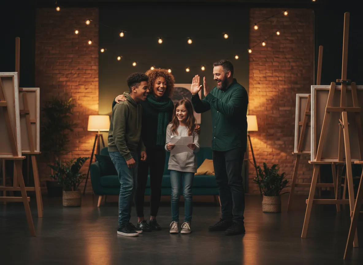 Youth group mentoring and bonding moment