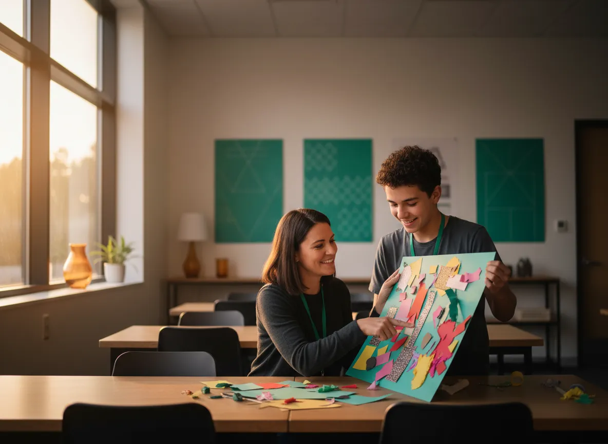 Educational youth event in session