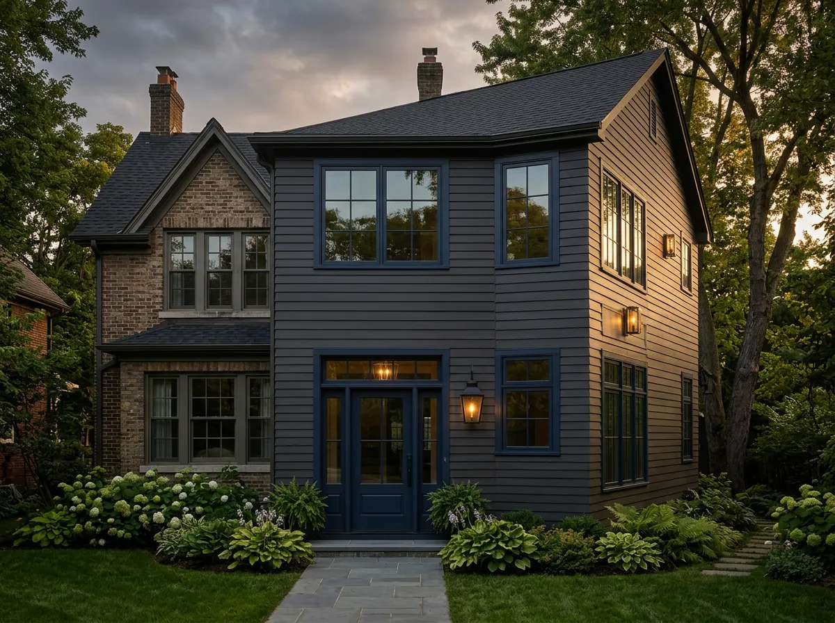 Seamless architectural second story addition extending residential roofline
