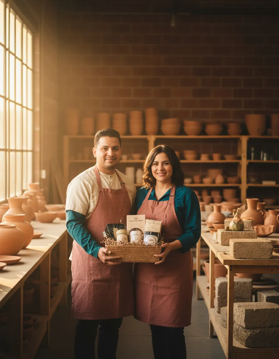 Founders of MyRoots956 in their Rio Grande Valley workshop