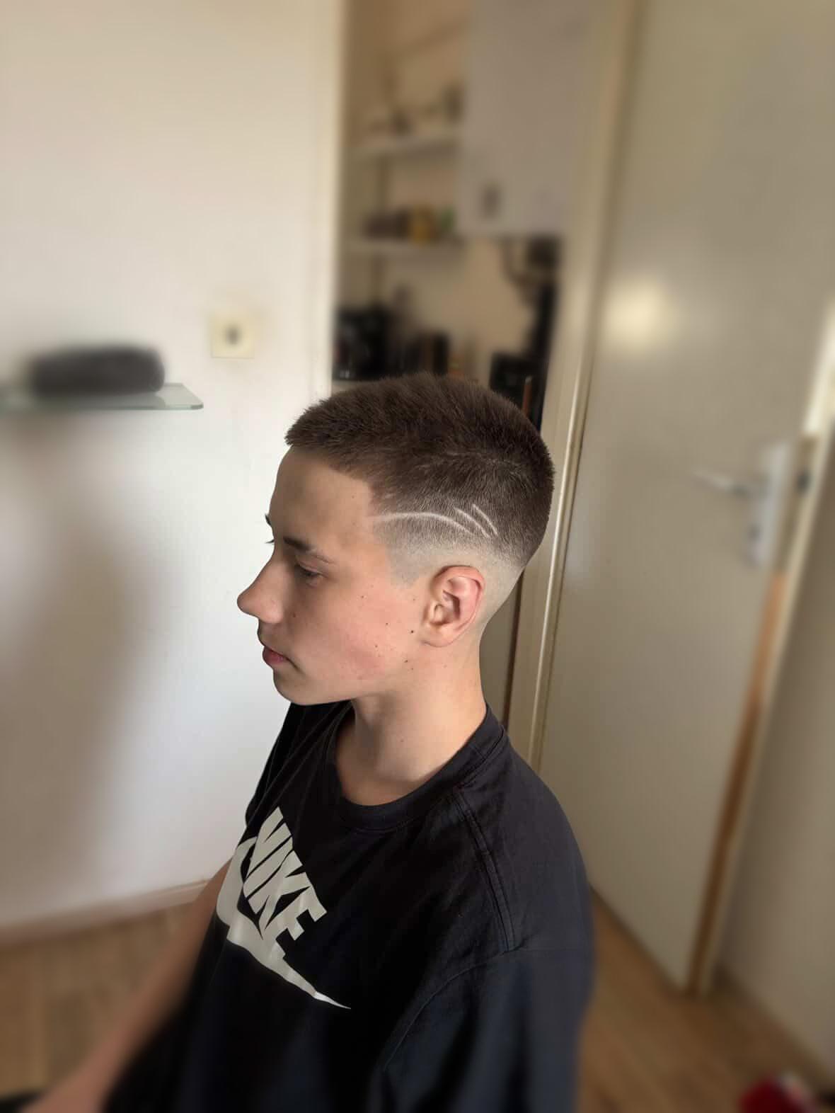 Detail přechodu a kontur - ukázka