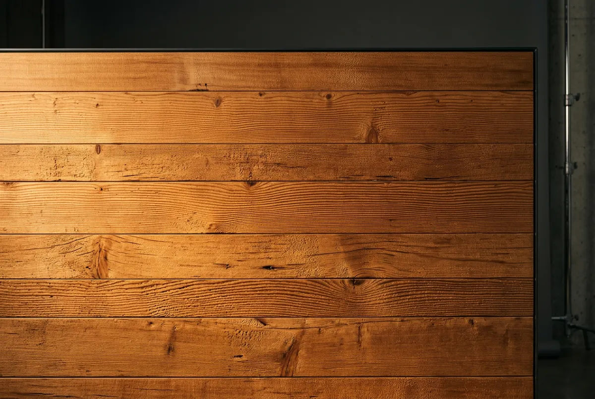 Western Red Cedar timber paneling architectural sample