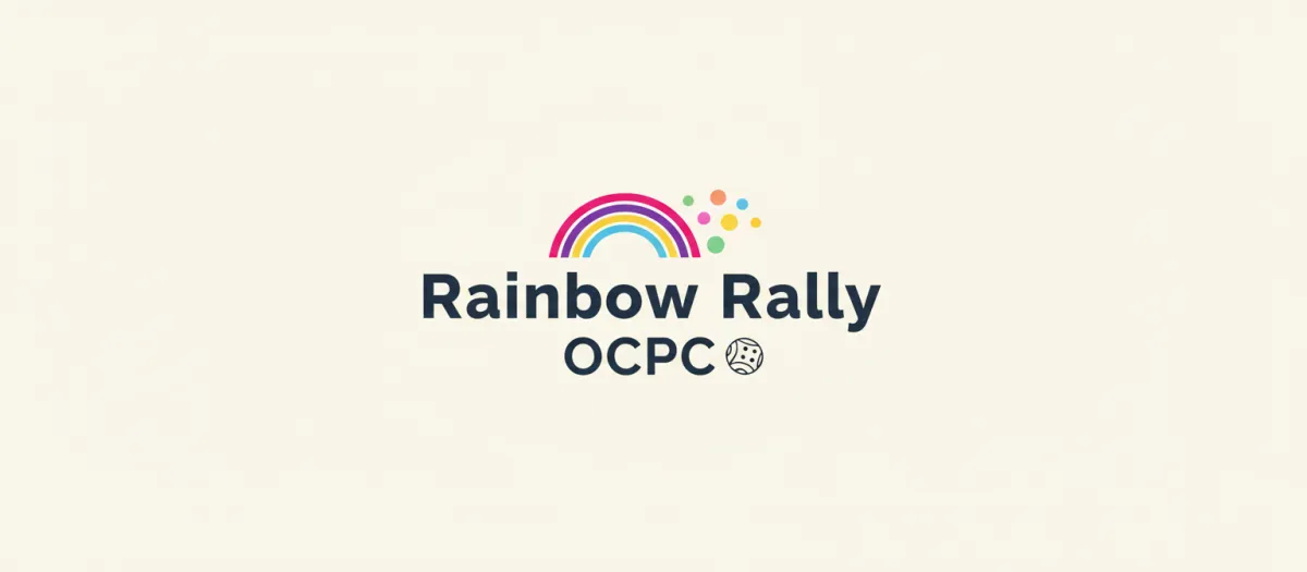 Rainbow Rally and OCPC Logotype