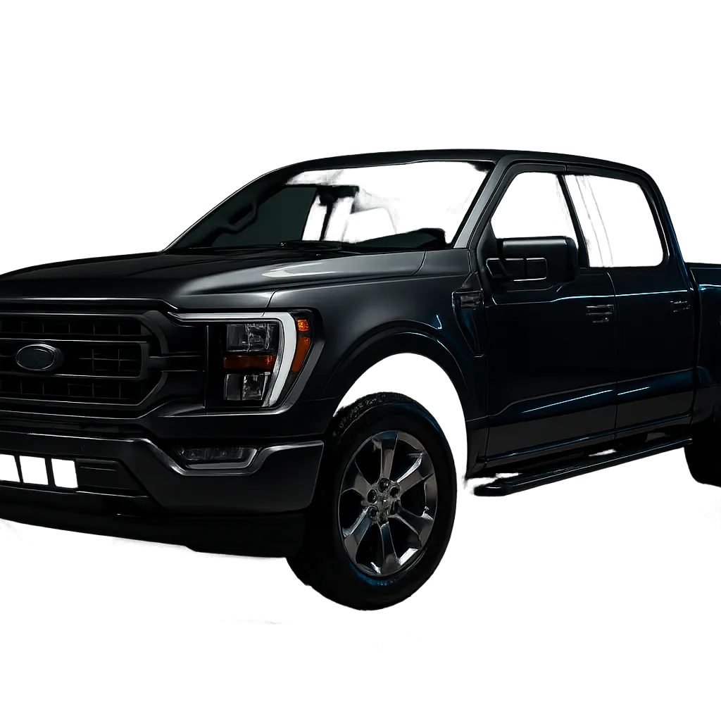 Freshly detailed rugged Montana pickup truck with high-gloss protected paint and pristine wheels