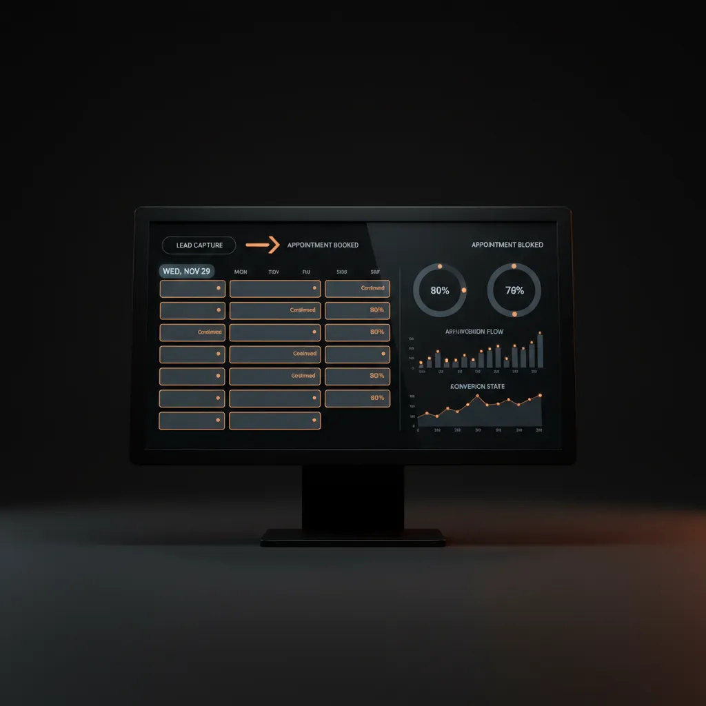 Data-driven lead generation system dashboard