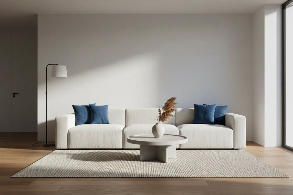 A nicely staged living room