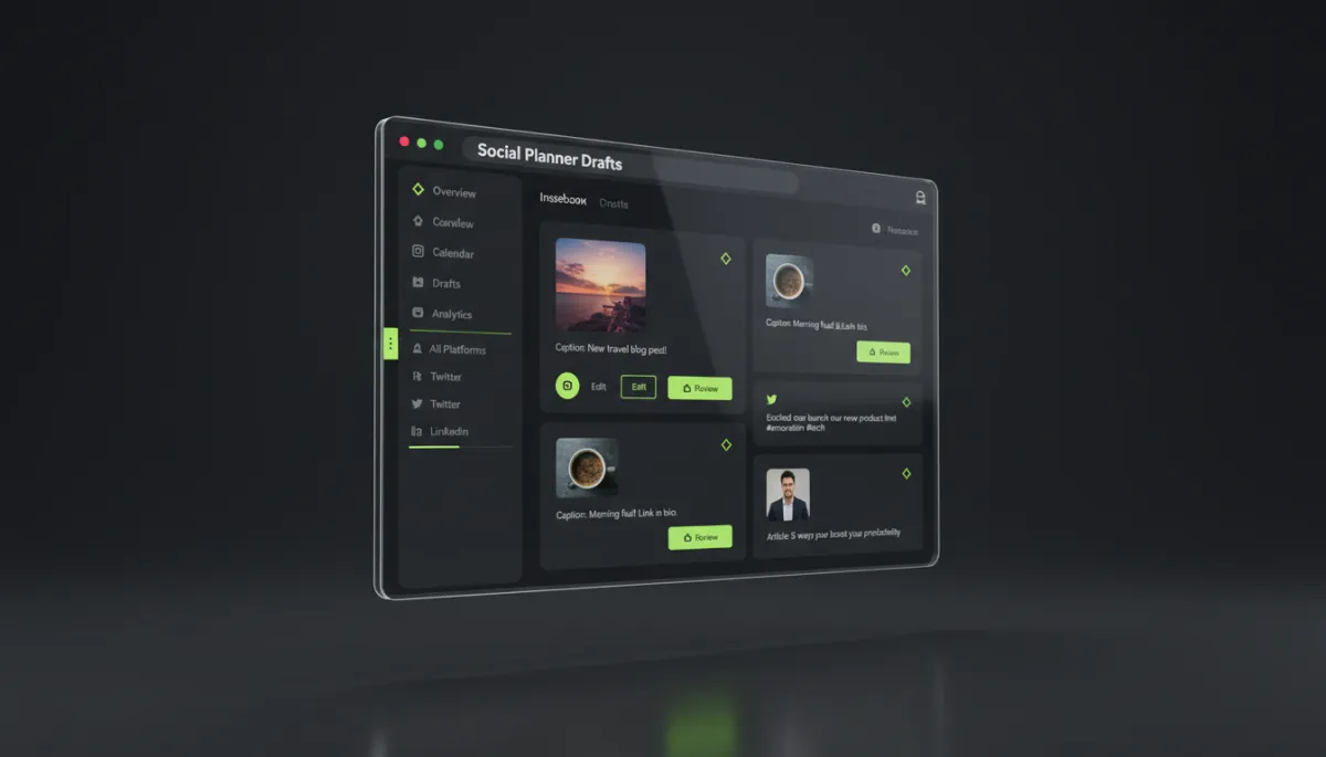 Social Planner drafts example