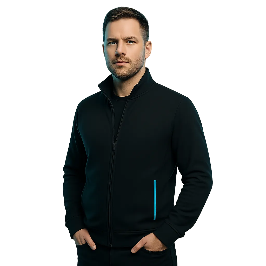 Bold founder cutout portrait