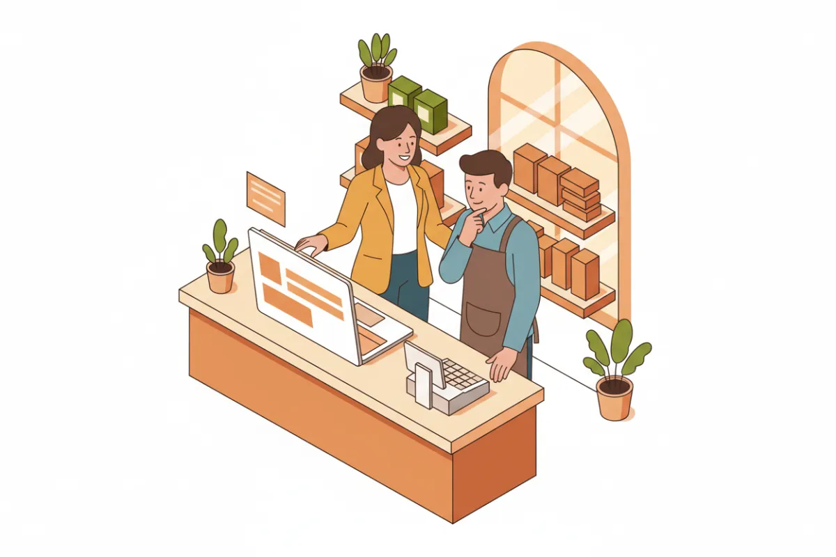 Business strategy session reviewing growth systems