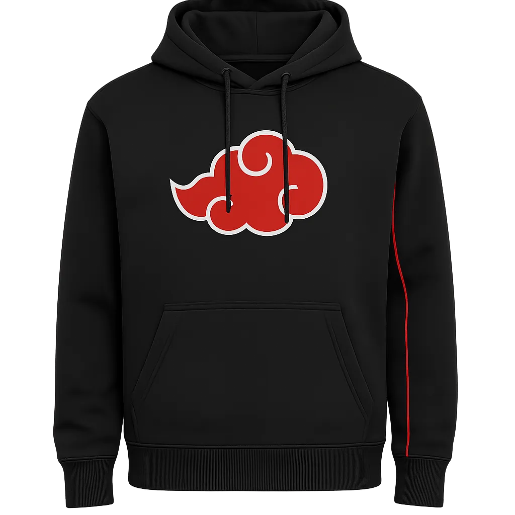 Naruto Akatsuki Cloud Oversized Heavyweight Anime Streetwear Hoodie