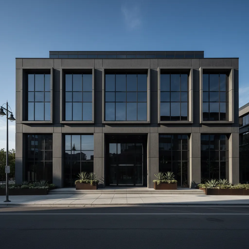 Exterior of the office building on W Norton Ave in Muskegon with clear signage.