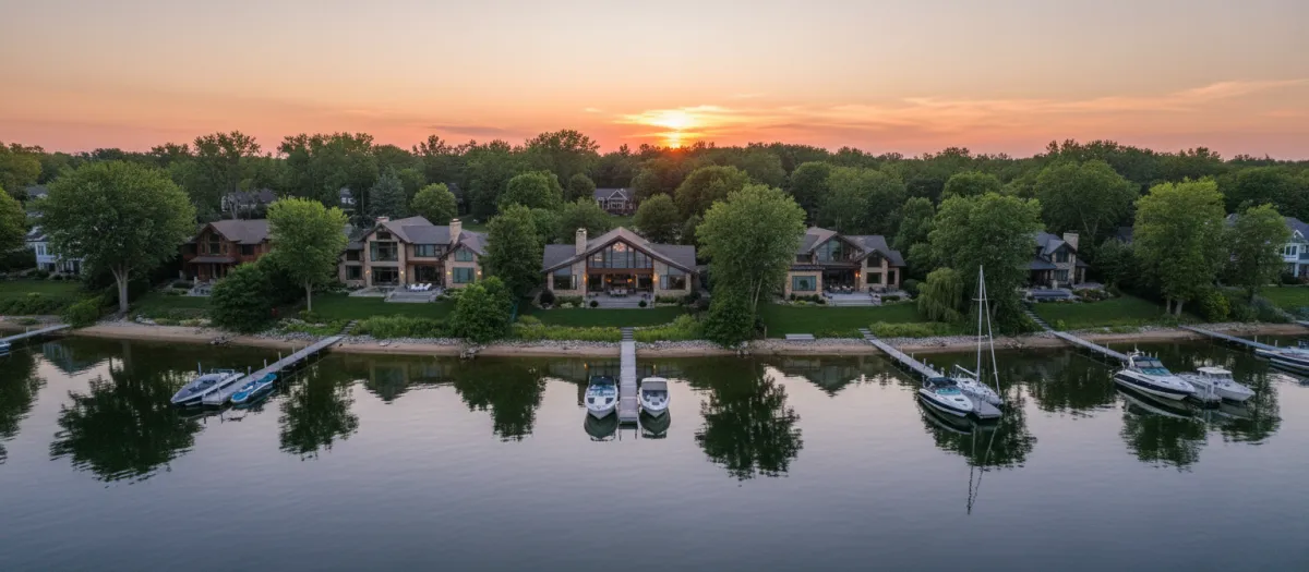 North Muskegon lakefront homes