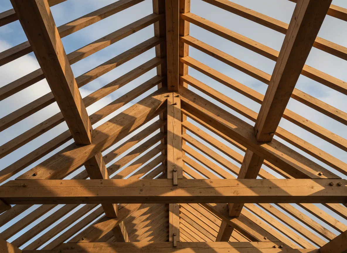 Roof framing and structural reinforcement details