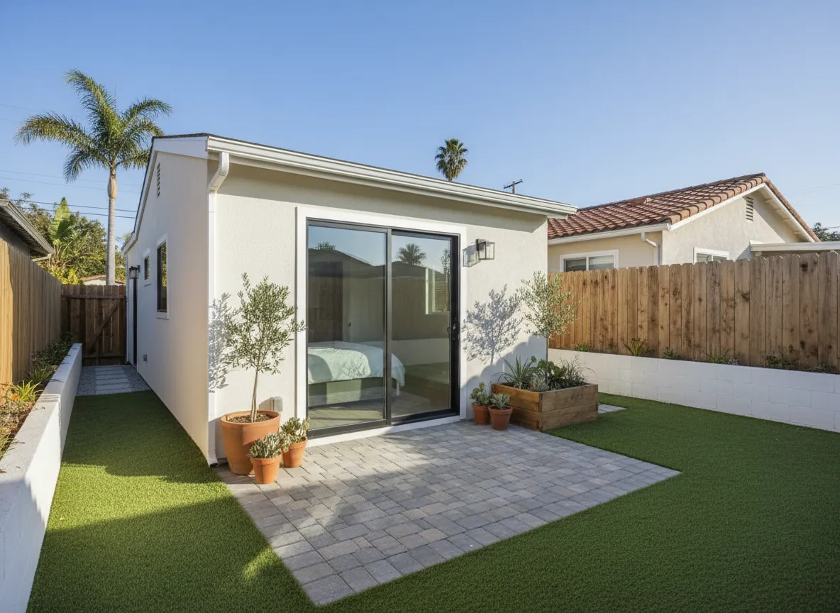 Detached backyard ADU in San Diego