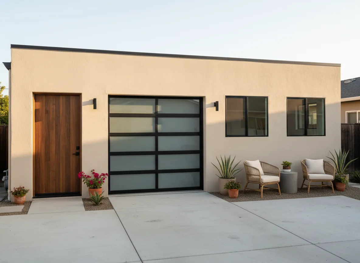 After garage conversion