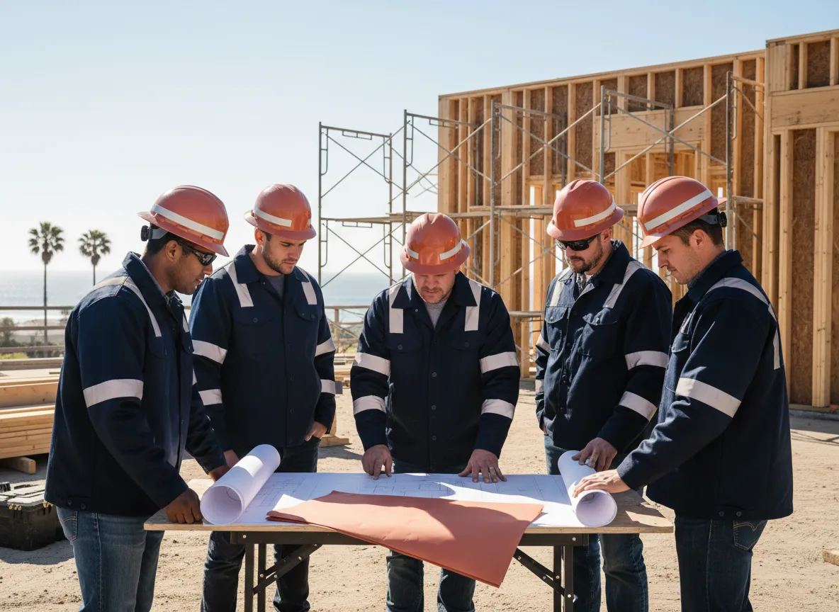 Licensed and insured construction site in Carlsbad