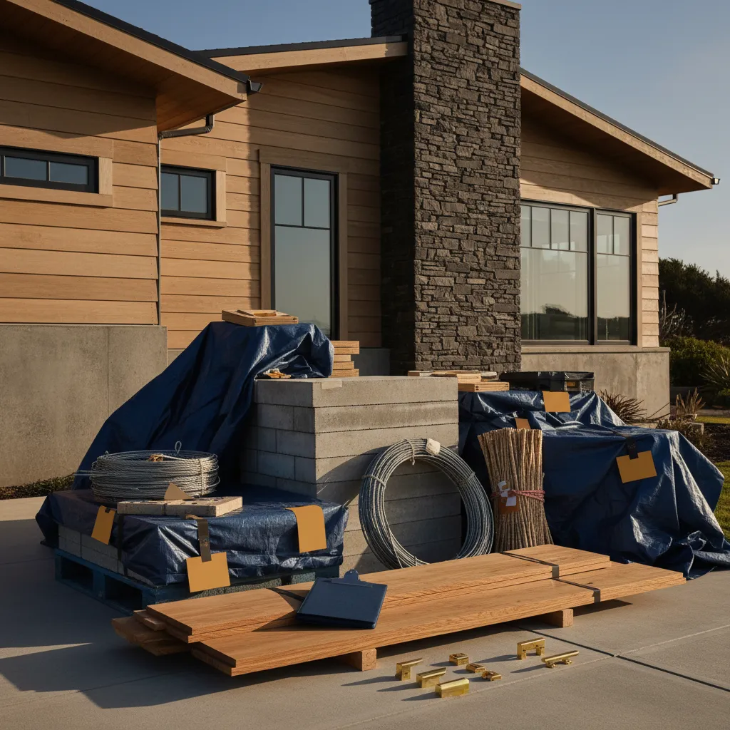 Coastal home remodeling materials used in Oceanside
