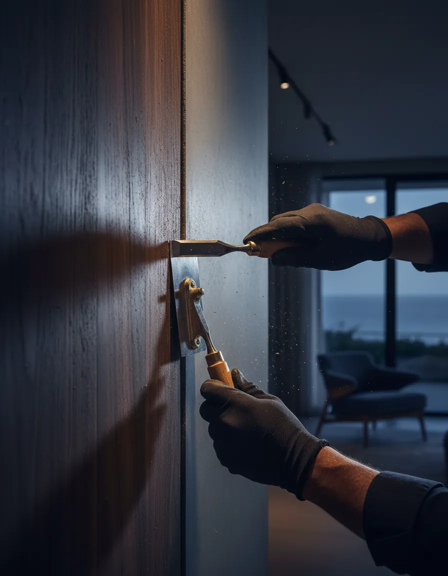 Expert craftsmen finishing a luxury home construction project in Coronado