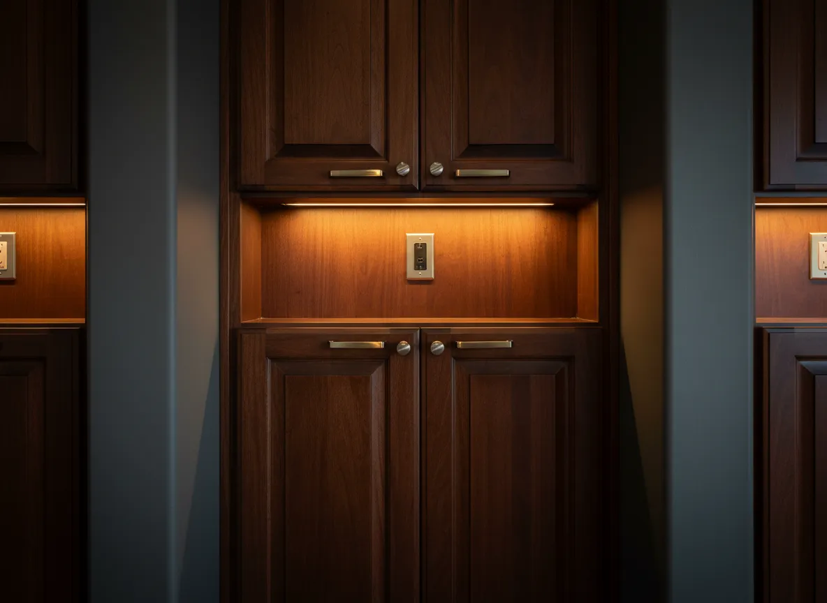 Beautifully finished modern interior detail