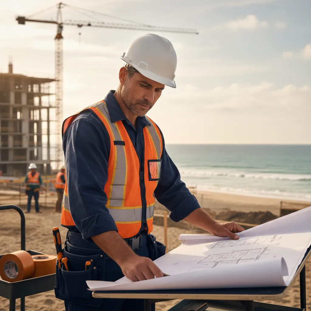 Fully licensed and insured construction site in Oceanside