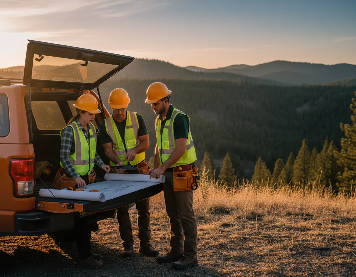 Licensed construction crew managing a build in Julian, CA