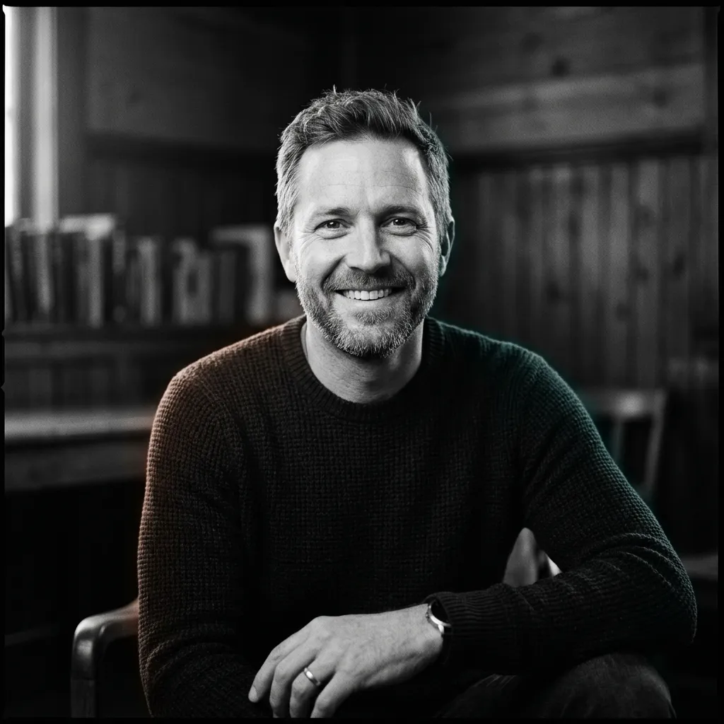 Marcus Vance black and white portrait