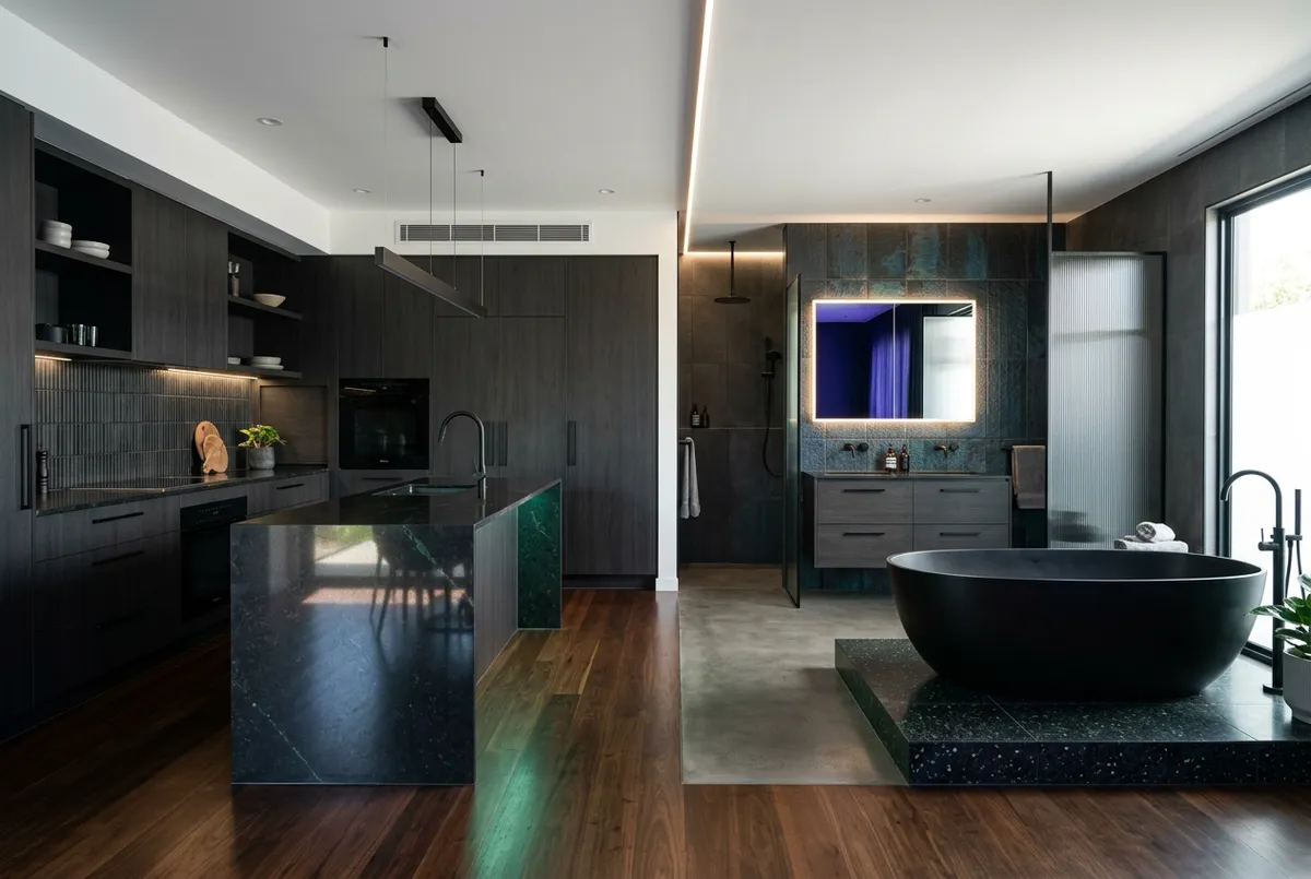 Modern kitchen and luxury bathroom remodeling transformation