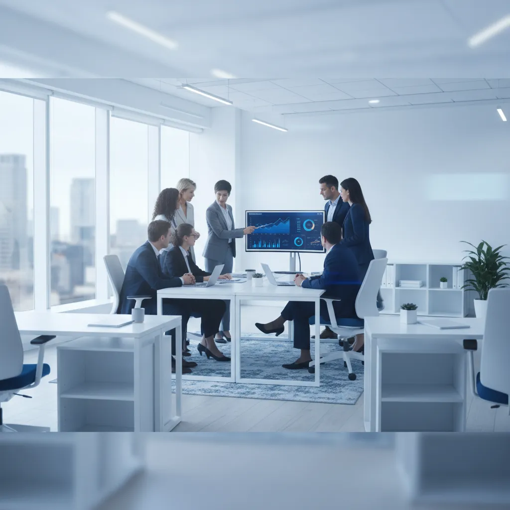 Professional team working on digital solutions