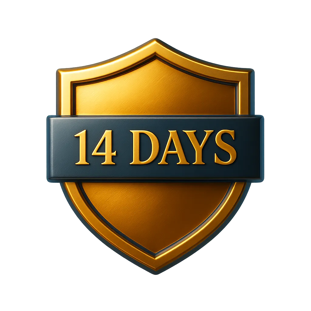 14-Day Better-Conversion Guarantee Badge