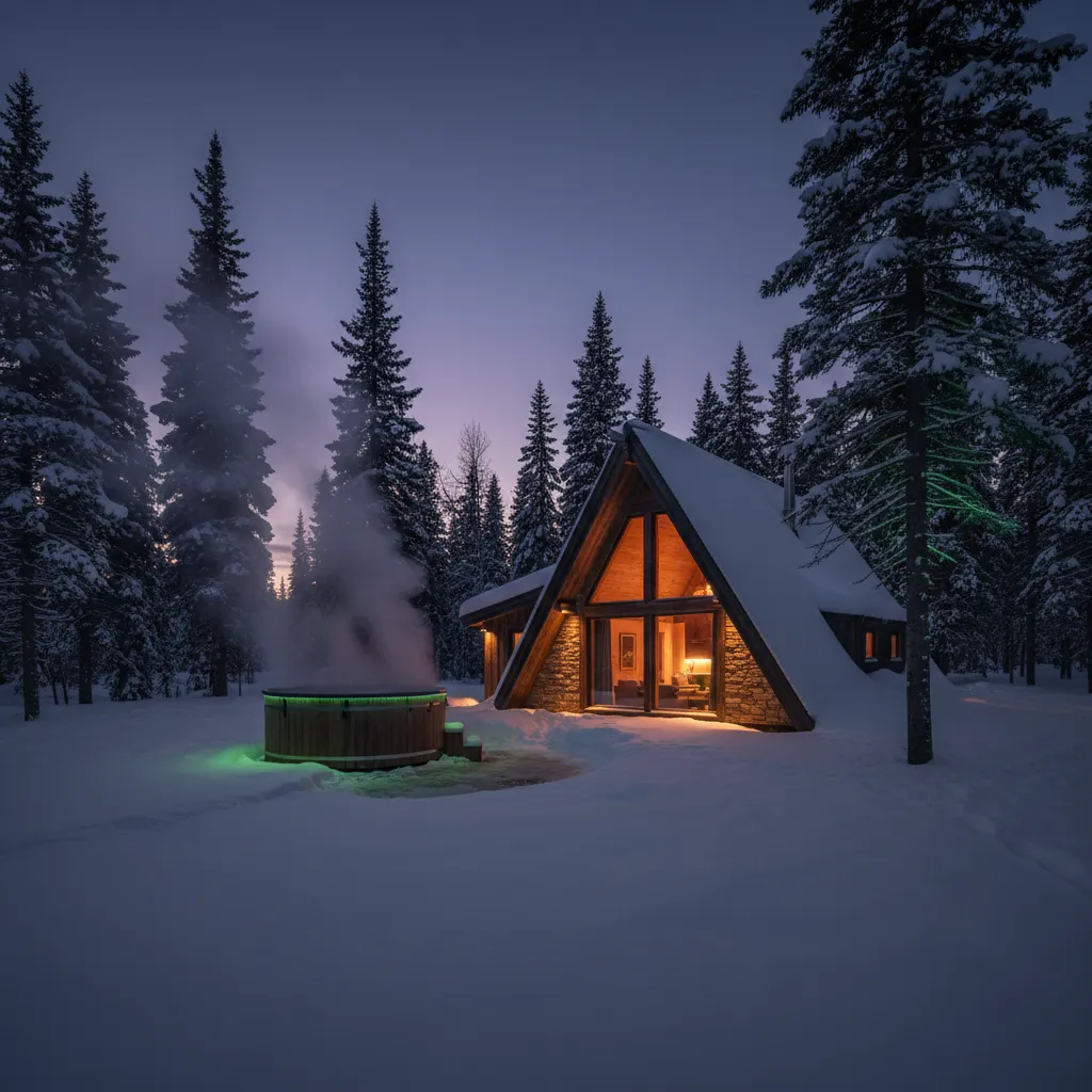 Winter scenery in Packwood