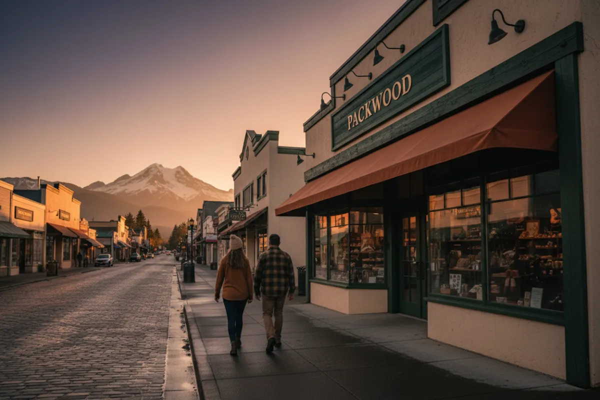 Packwood in-town exploring and shops