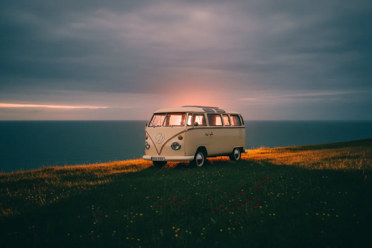 Organic camper and travel aesthetics