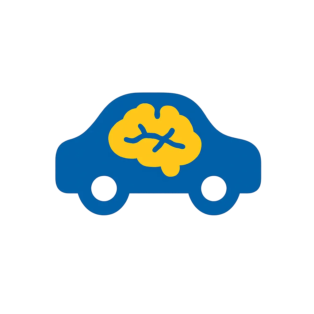 Dual Brain Driving Logo
