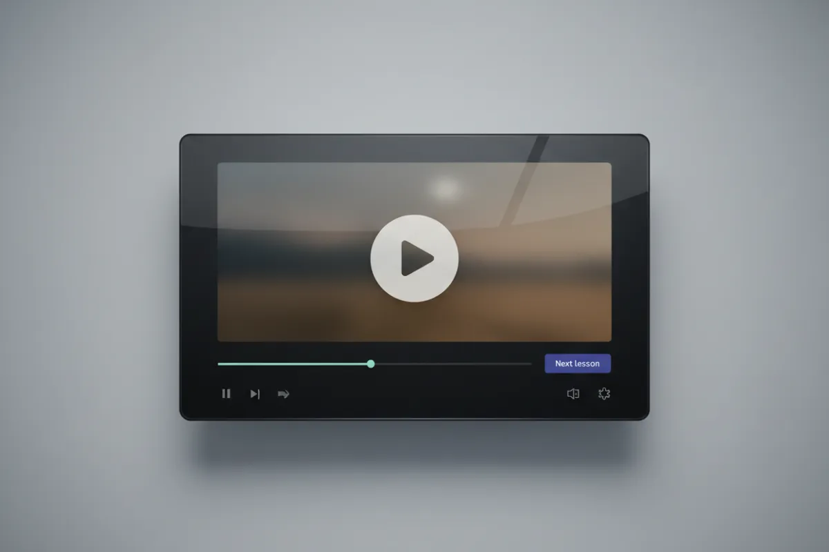 Video Player Mockup