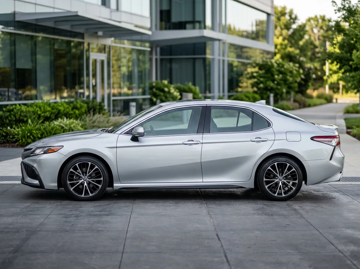 Silver Toyota Camry