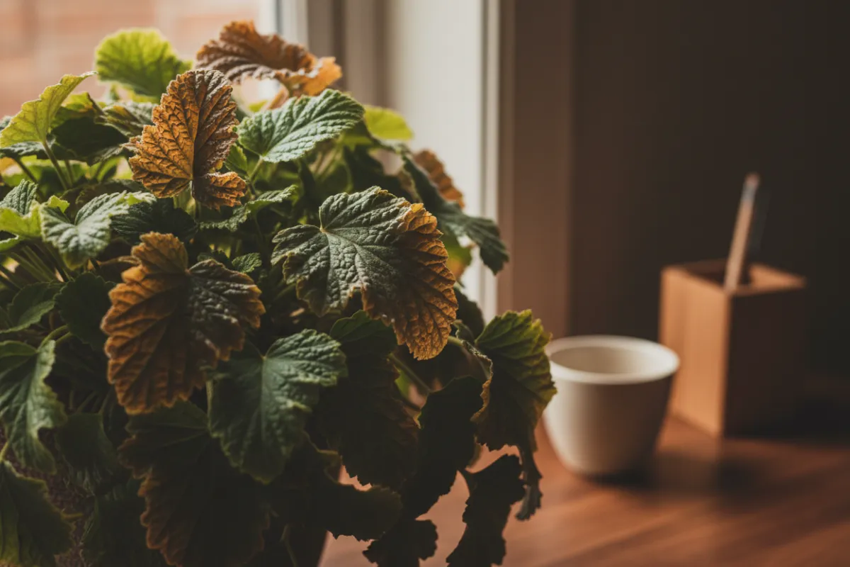 A close up view of abstract leaf textures representing grounding