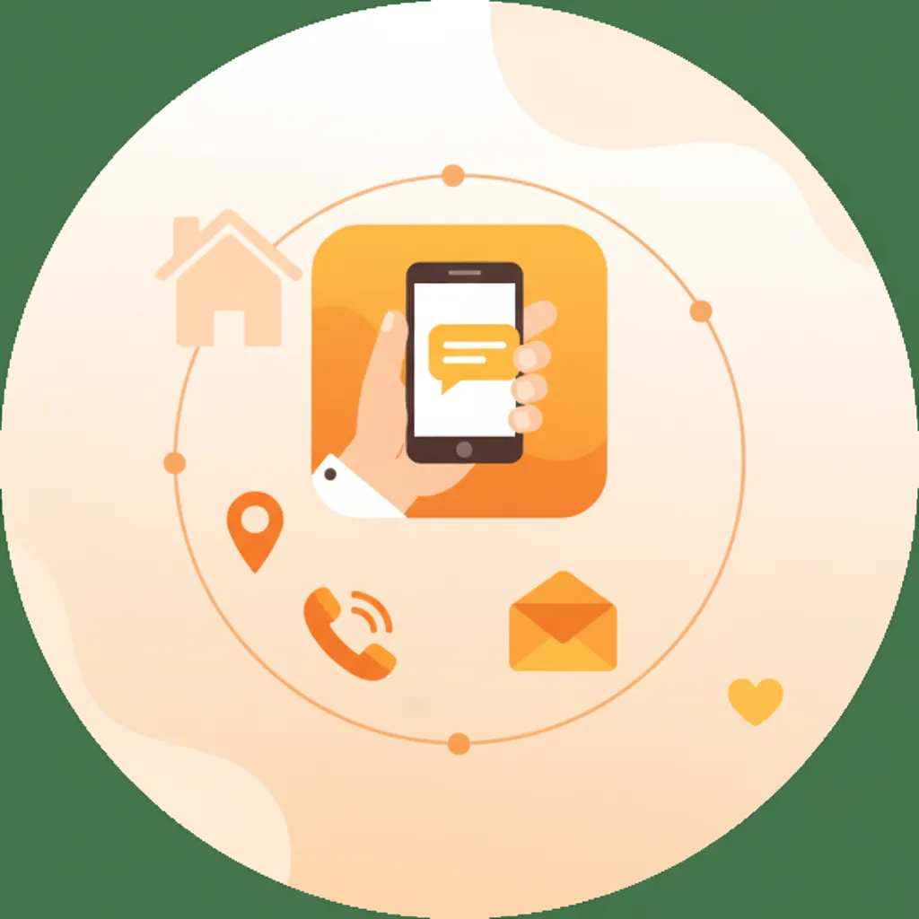 Contact iconography inviting patient outreach