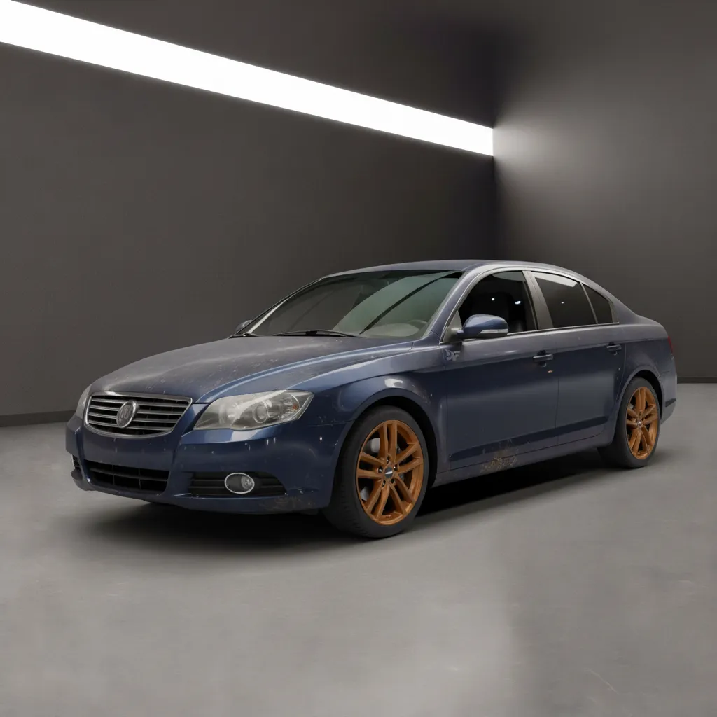 Visual representation of vehicle dirt and wear