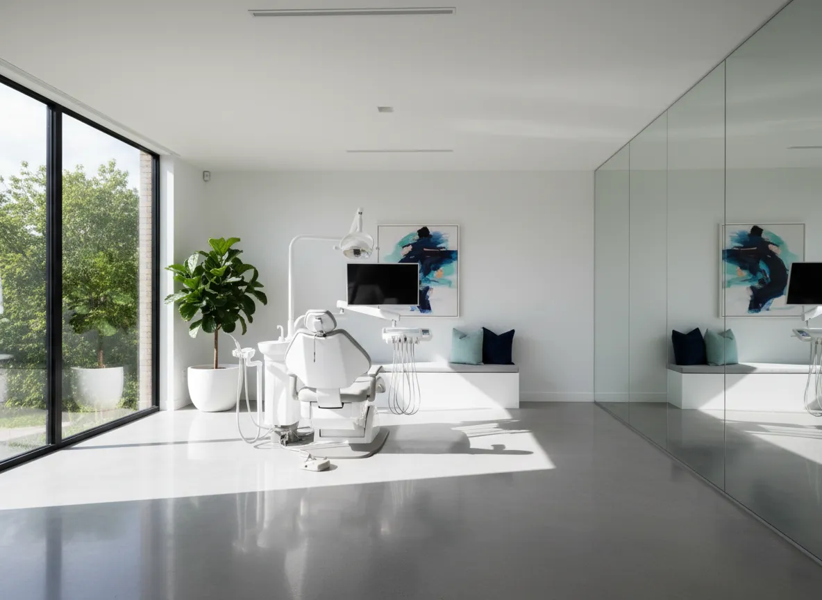 Modern dental clinic interior