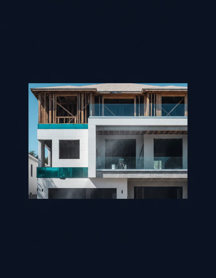 Florida property undergoing renovation