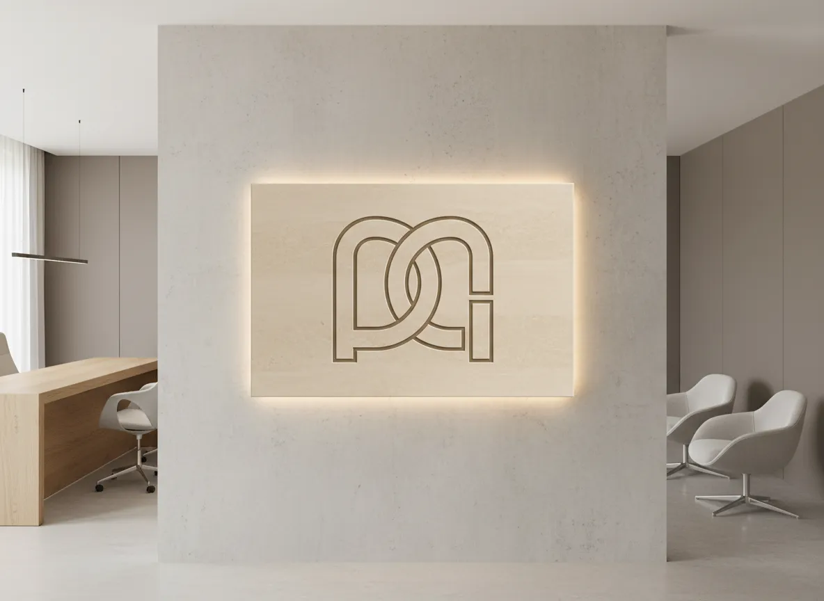 Office stone name plate